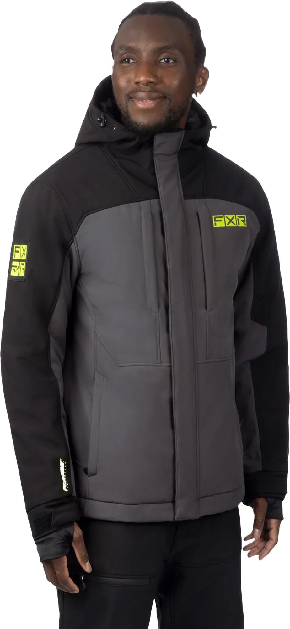 FXR Vertical Pro Softshell Jacket black/grey XL Figure 1