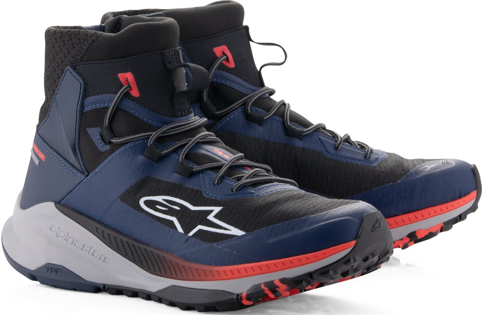 Alpinestars Speedforce XR Motorcykel sko blå/sort/rød 9 Figur 1
