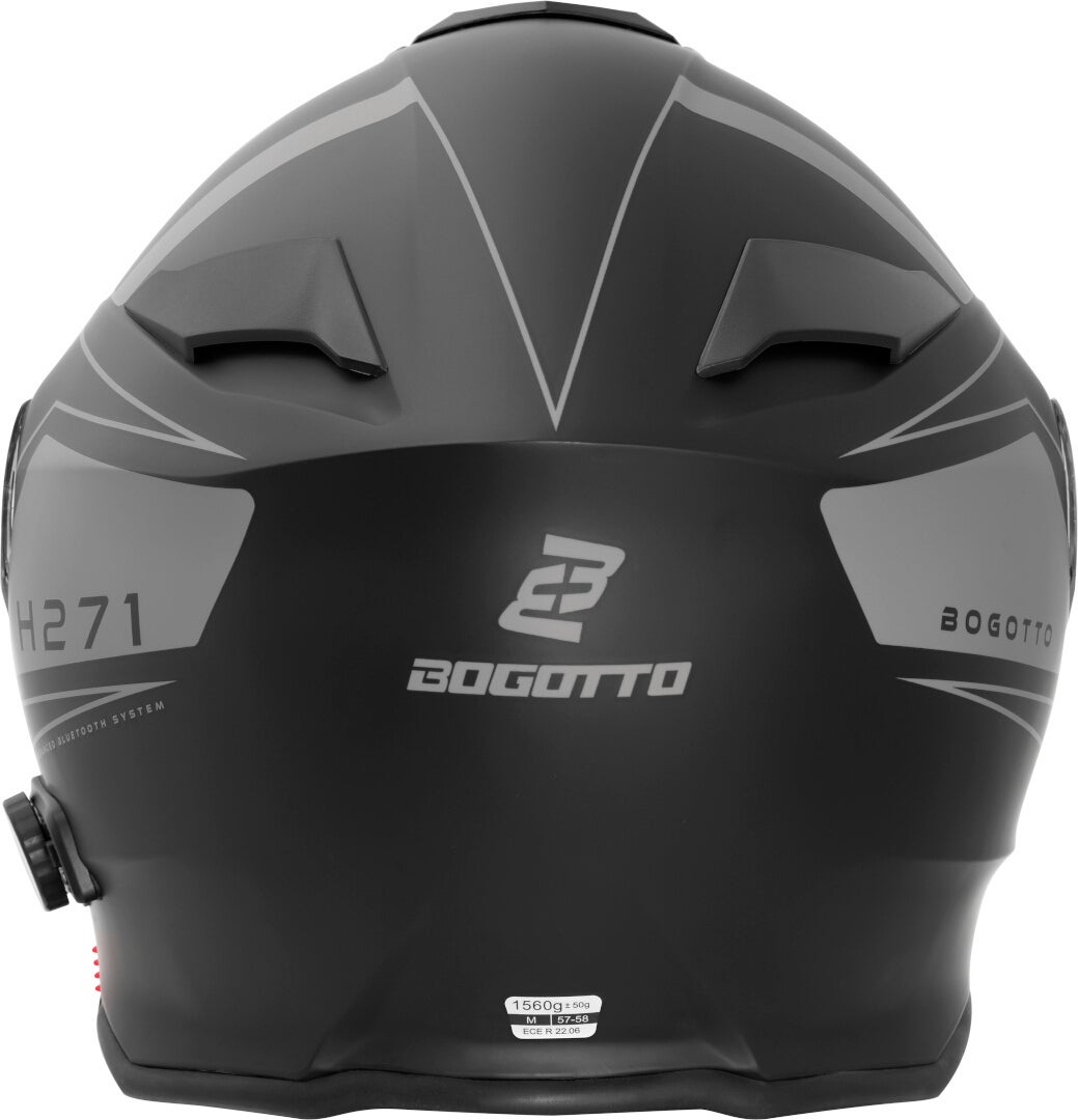 Side view of Bogotto H271 BT Taog Bluetooth Helmet