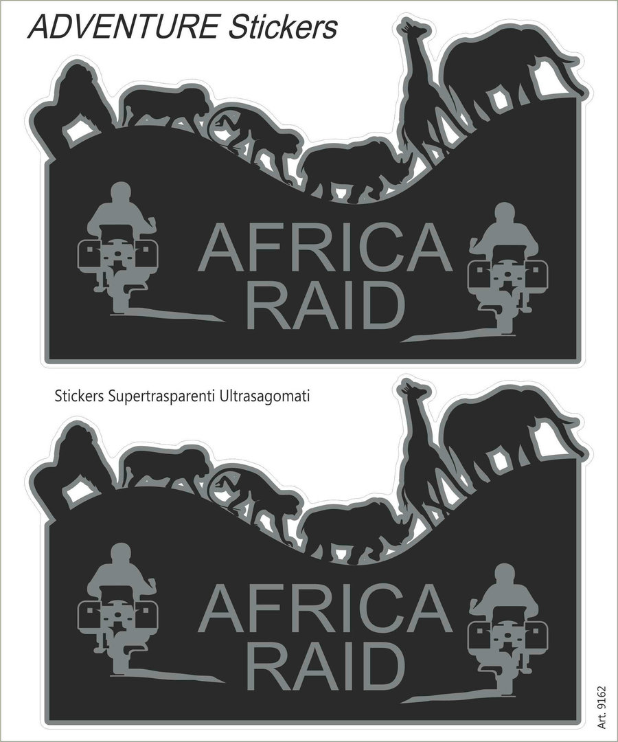 Booster Africa Raid Set de abțibilduri Figura 1
