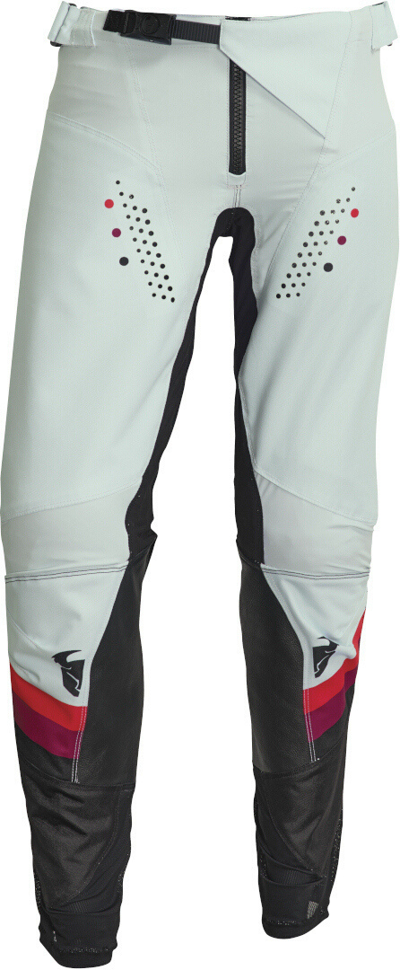 Thor Pulse Rev Pantaloni de motocross pentru doamne verde/negru 3/4 Figura 1