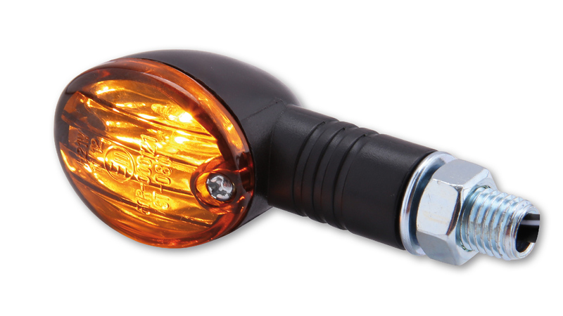HIGHSIDER Smart Micro-Flash Lampa Miniindikator Kropp Svart / Lins Rökt (Par), Fram & Bak Figur 5