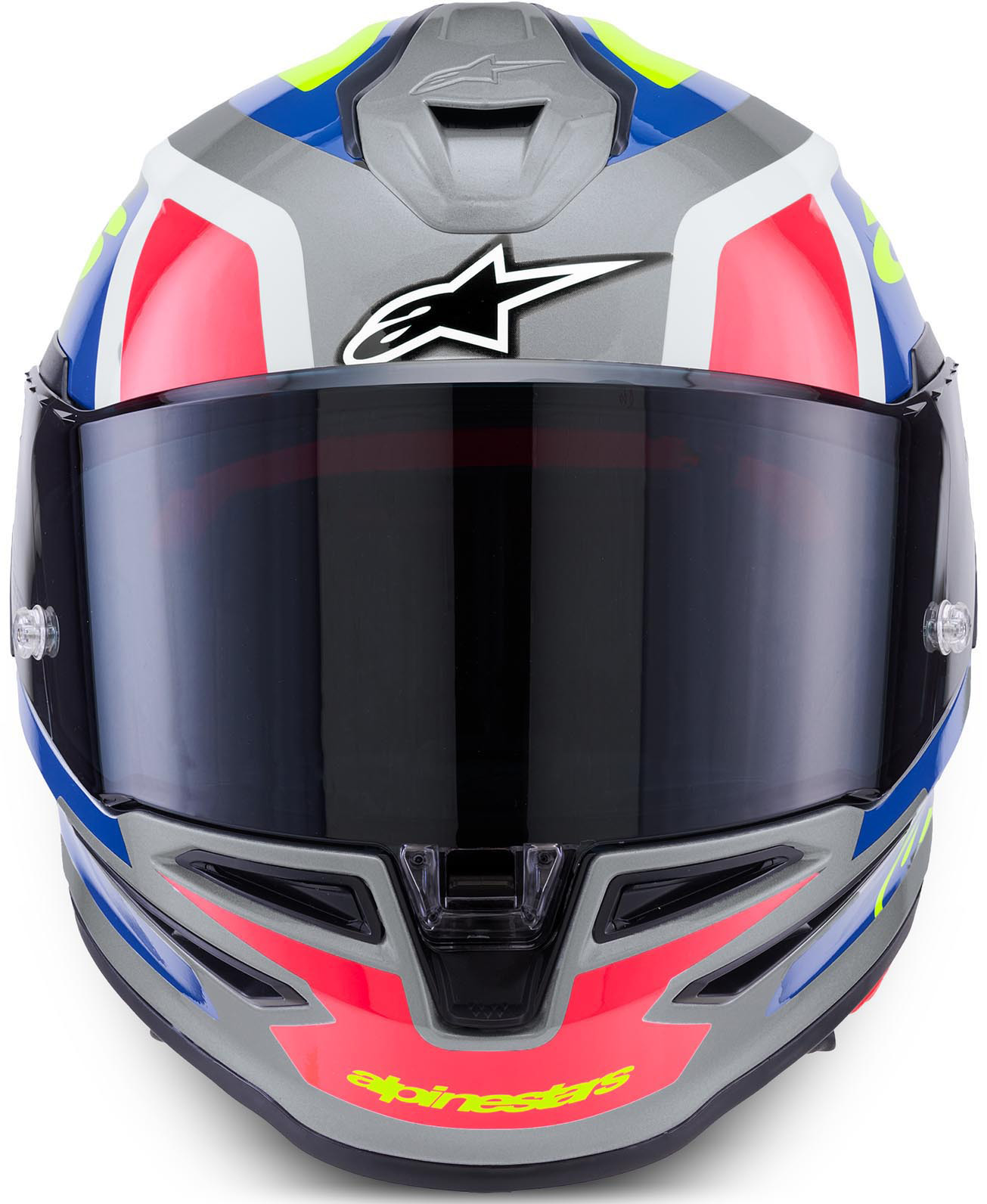 Alpinestars S-R7 Lumen Helm blauw/geel/zilver M Figuur 4