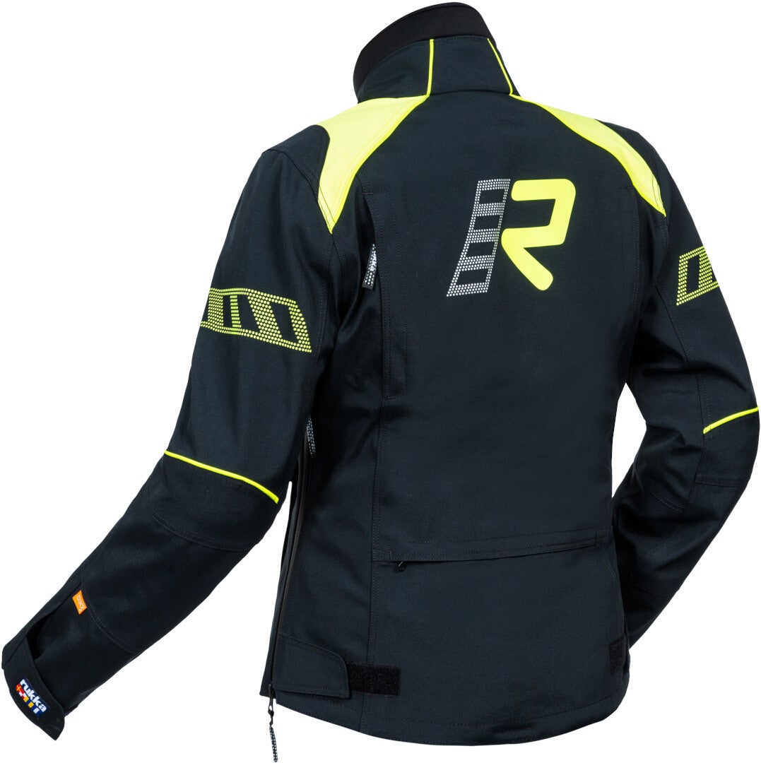 Rukka Rexiina GTX Damen Motorrad Textiljacke schwarz/gelb 38 Abbildung 2