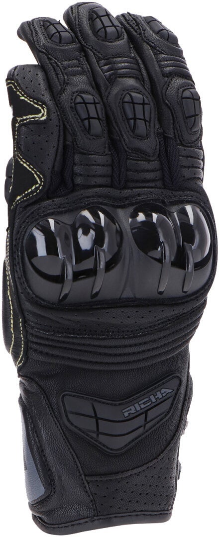 Richa Stealth perforerade motorcykelhandskar svart XS Figur 2