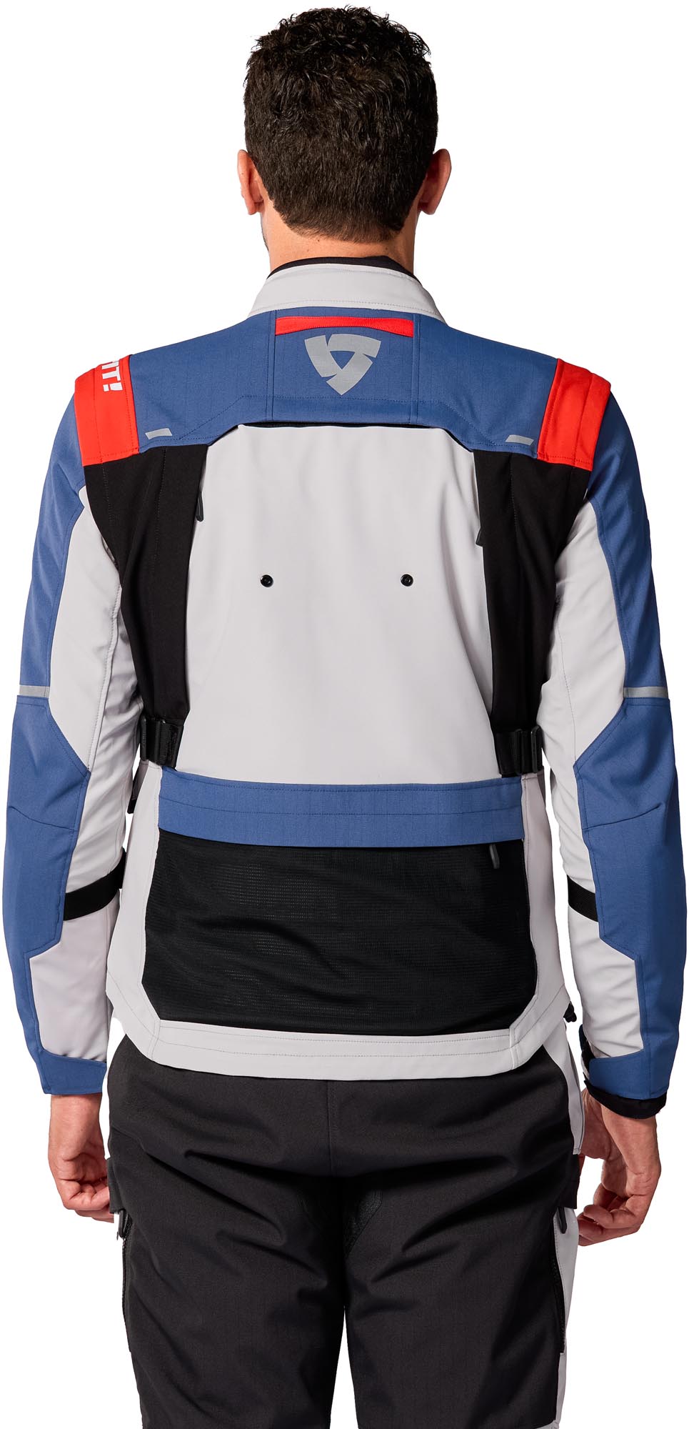 Revit Offtrack 3 H2O waterproof Motorcycle Textile Jacket blue/grey S Figure 6