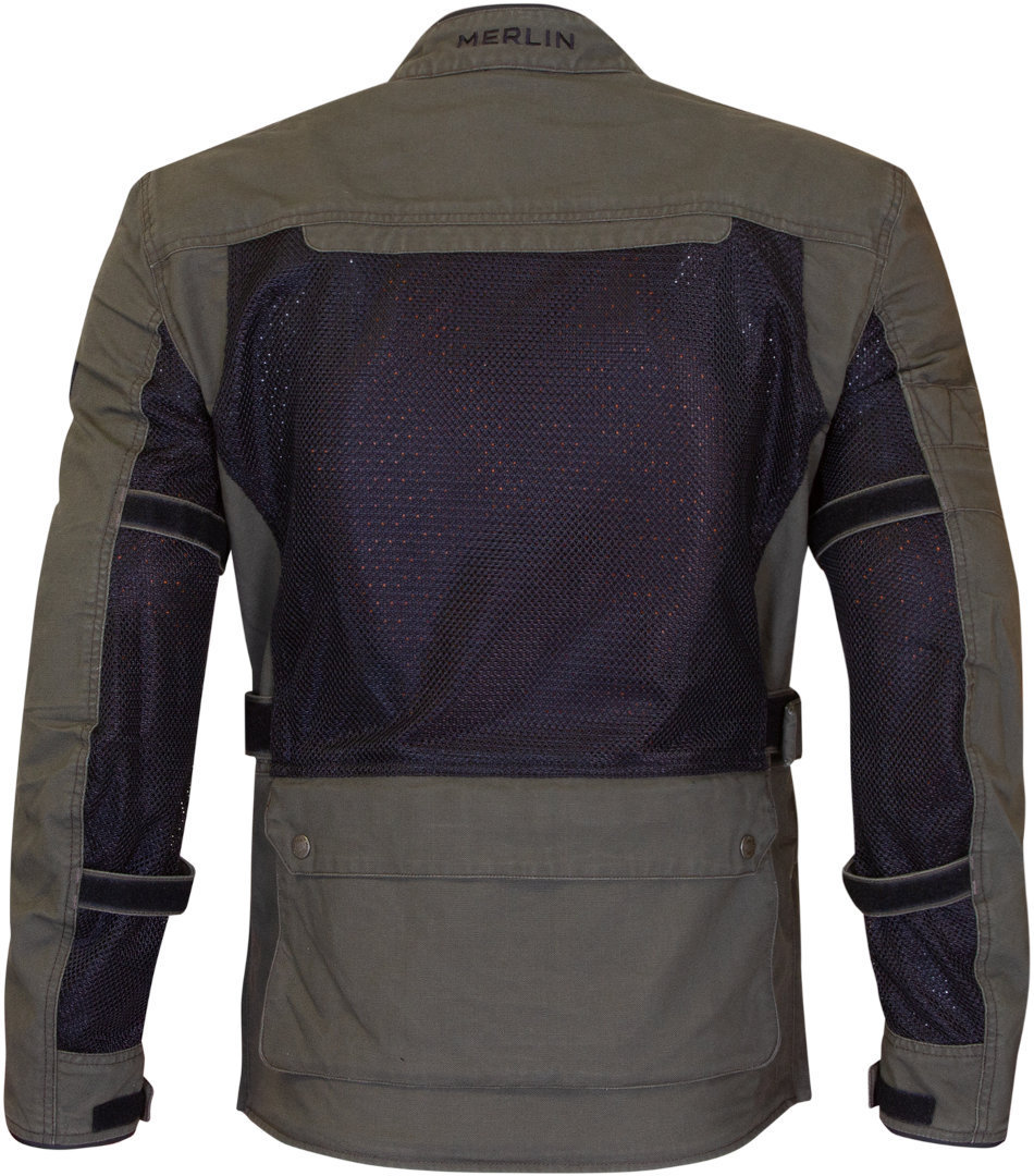 Merlin Mahala D3O Raid Explorer Motorcycle Textile Jacket olive L Figure 4