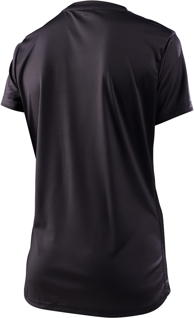 Troy Lee Designs Lilium Solid Black Ladies Short Sleeve Bicycle Jersey S Figure 2