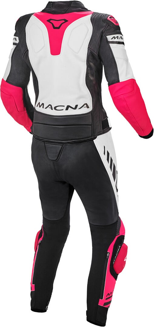 Macna Tracktix Damen 2-Teiler Motorrad Lederkombi schwarz/weiß/pink 42 Abbildung 2