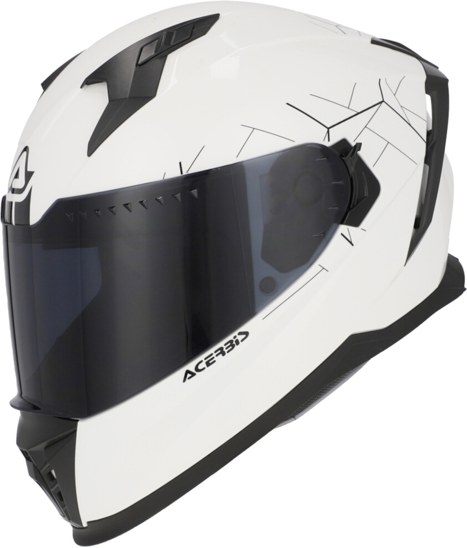 Acerbis X-Way Solid Hjelm White Matt M (57/58) Figur 8