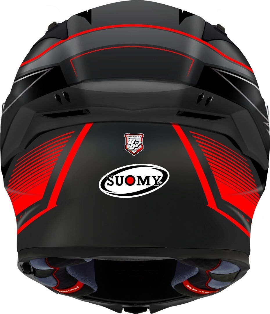 Suomy Speedstar 2 Visual Helm schwarz/rot L (59/60) Abbildung 2