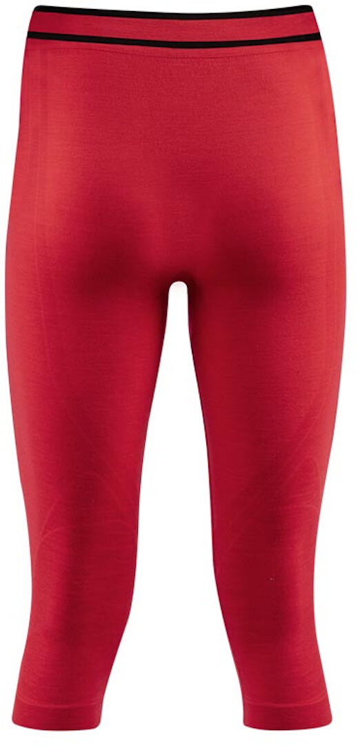 Lenz 6.0 Merino 3/4 Pantaloni Funcționali Doamnă roșu L Figura 2