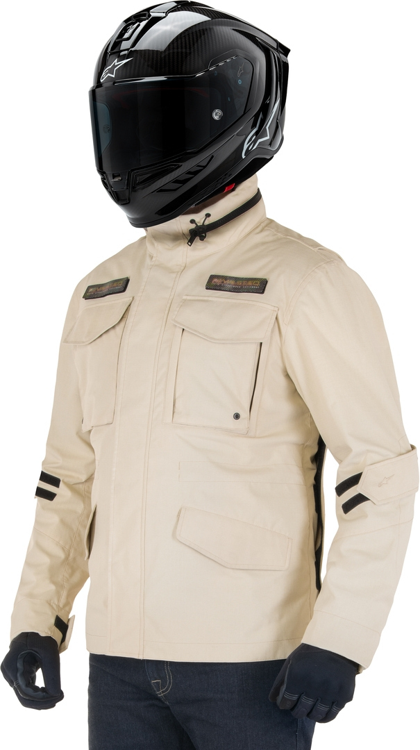 Alpinestars MO.ST.EQ Field Veste textile de moto imperméable Sable L Figure 6