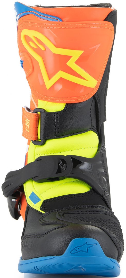 Alpinestars Tech 3S Bottes de motocross pour enfants orange/bleu/jaune 30,5 Figure 7