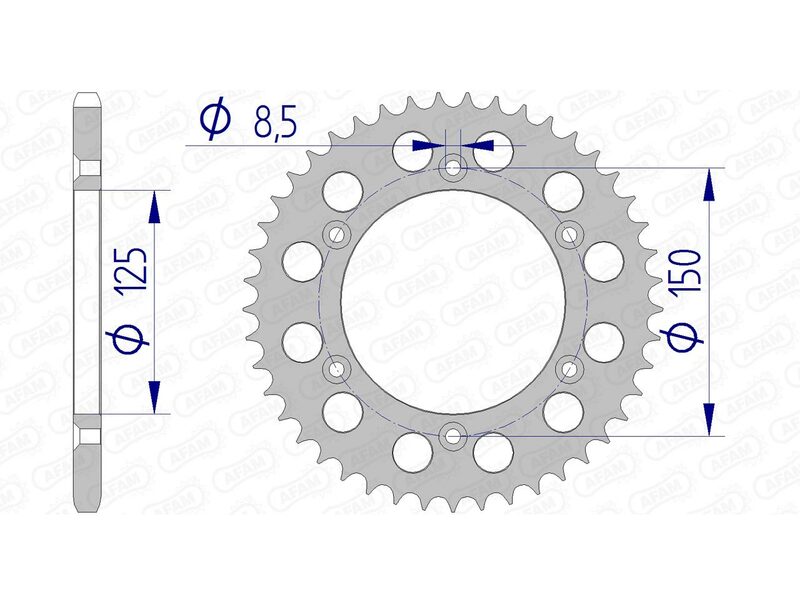 AFAM Couronne aluminium 72304 - 520 Figure 2