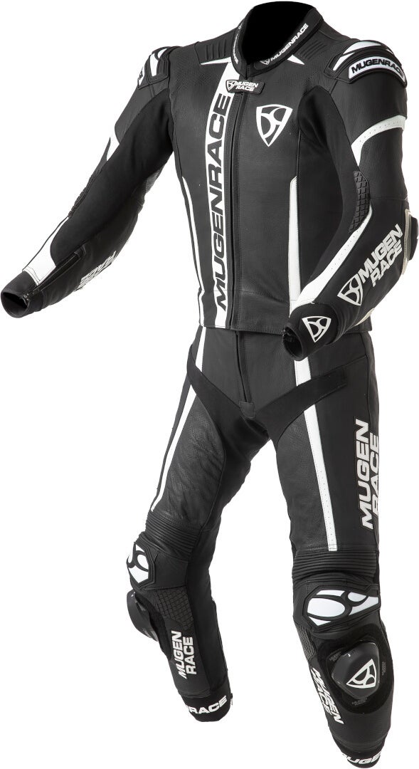 MUGENRACE Mucho Todelt motorcykel læderdragt Sort/hvid 58 Figur 2