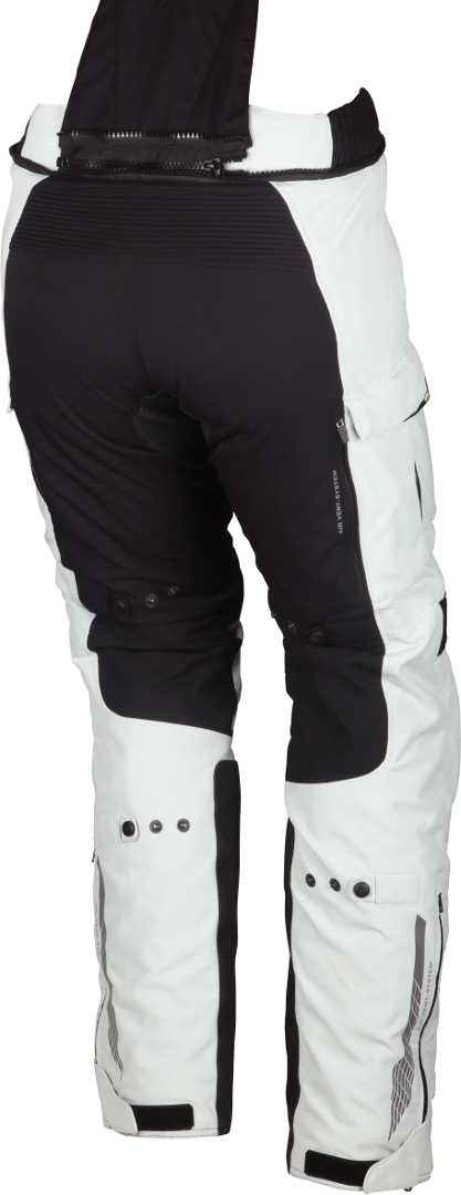 Modeka Tacoma III Motorfiets textiel broek lichtgrijs/zwart M Figuur 2