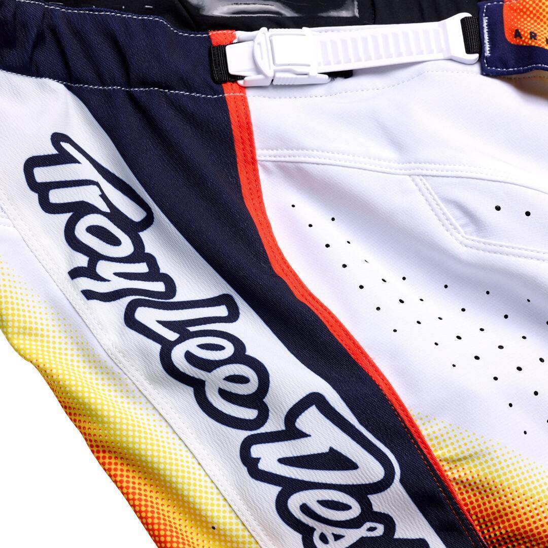 Troy Lee Designs SE Pro Array Motocross Hose orange/blau/weiß 30 Abbildung 5