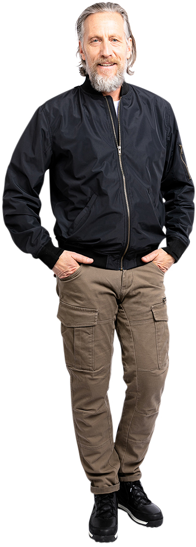 John Doe Stroker Cargo XTM Motorrad Textilhose sand 25 L30 Abbildung 6