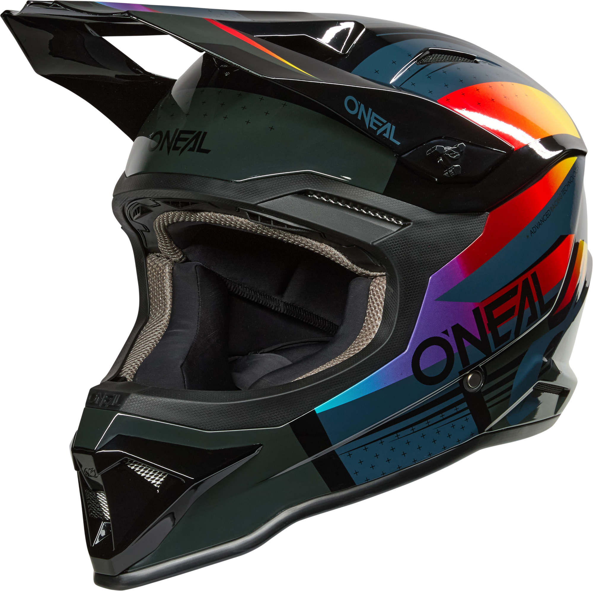 Oneal 1SRS RC Casco da motocross nero/multicolore M (57/58) Figura 1