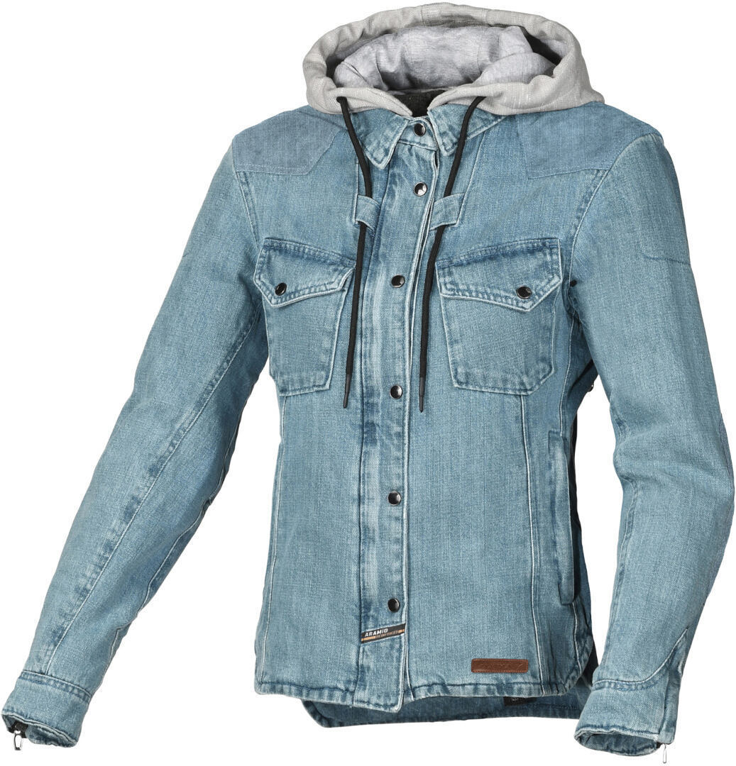 Macna Inland Damen Motorrad Textiljacke hellblau M Abbildung 1