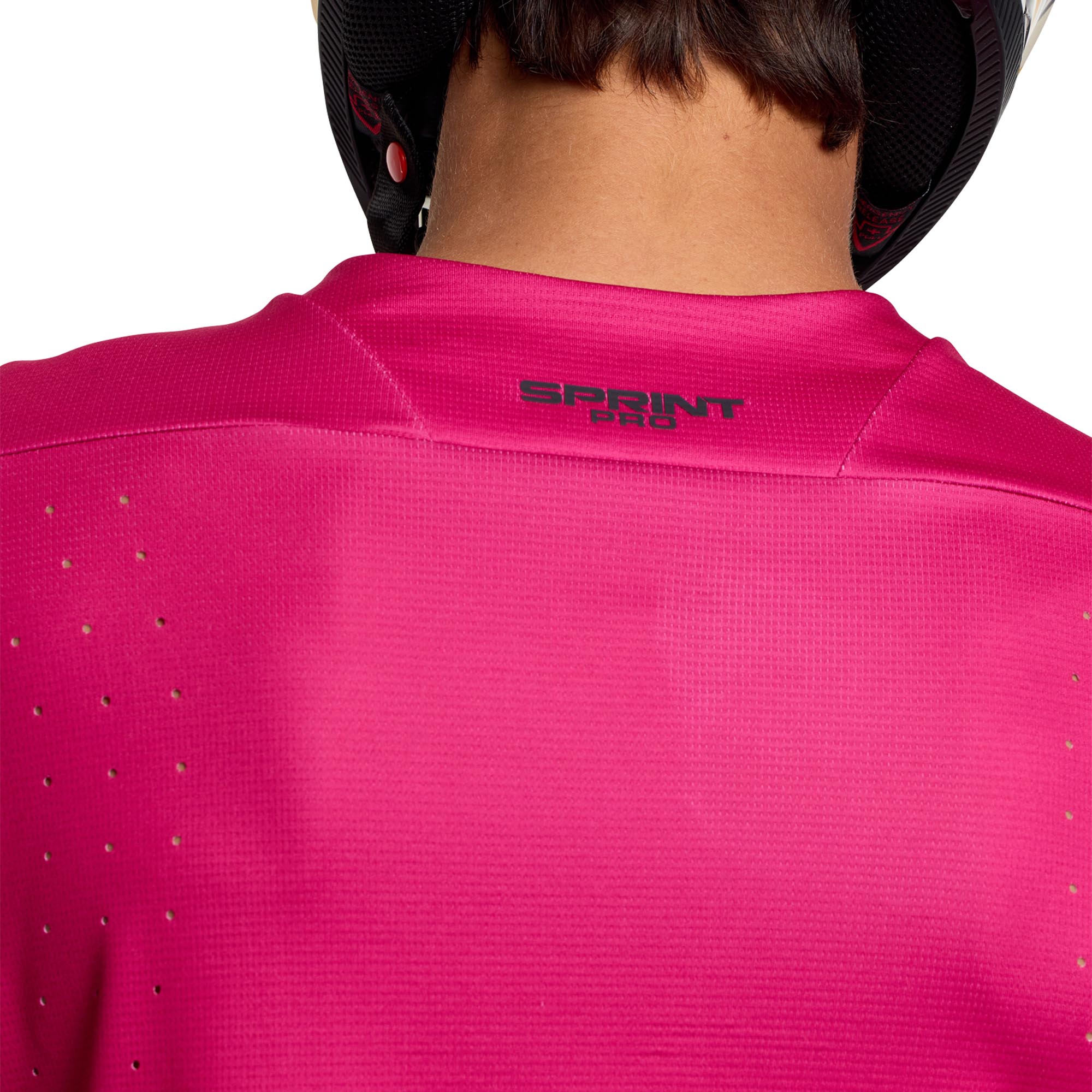 Troy Lee Designs Sprint Pro Mono Bicycle Jersey Fuchsia M Figure 8
