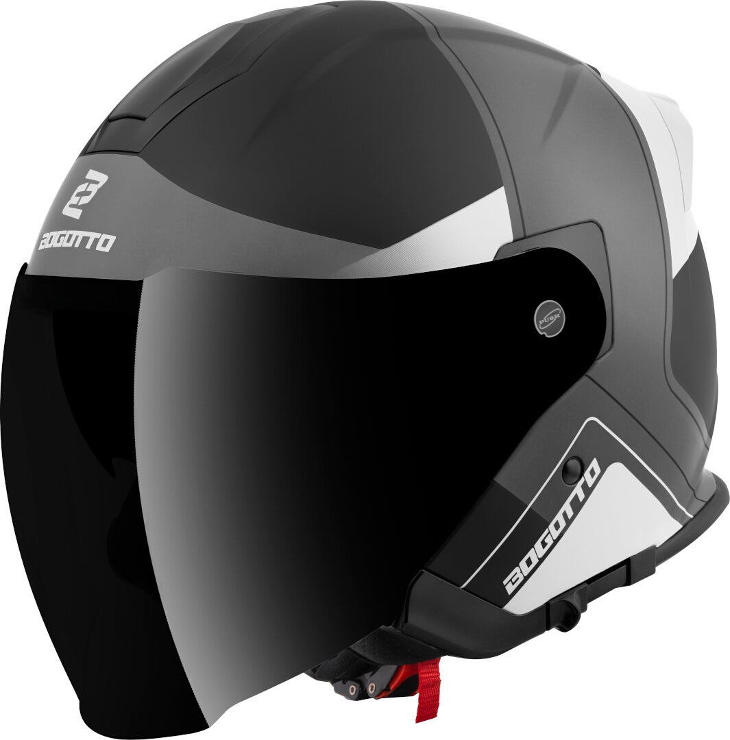 Side view of Bogotto H586 City-B Jet Helmet
