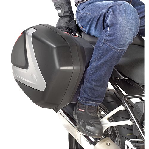 GIVI V37 Monokey Cutia laterală Negru/argintiu/transparent 37 Ltr. Figura 4