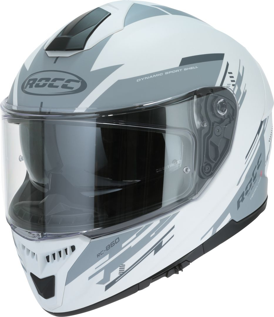 Rocc 861 Helmet white matt/grey S (55/56) Figure 1