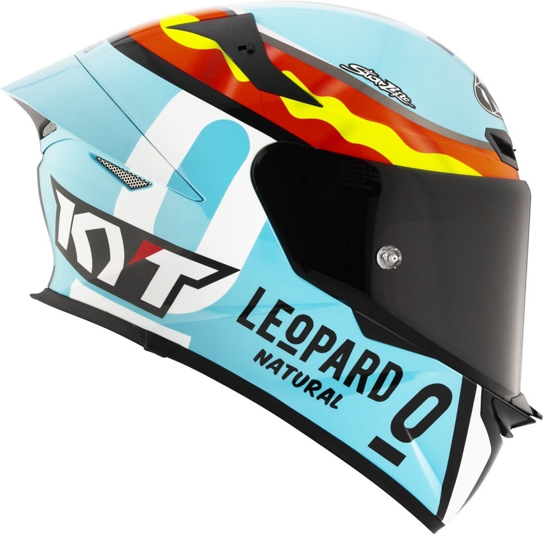 KYT TT-Revo Leopard Replica Helm rot/gelb S (55/56) Abbildung 6