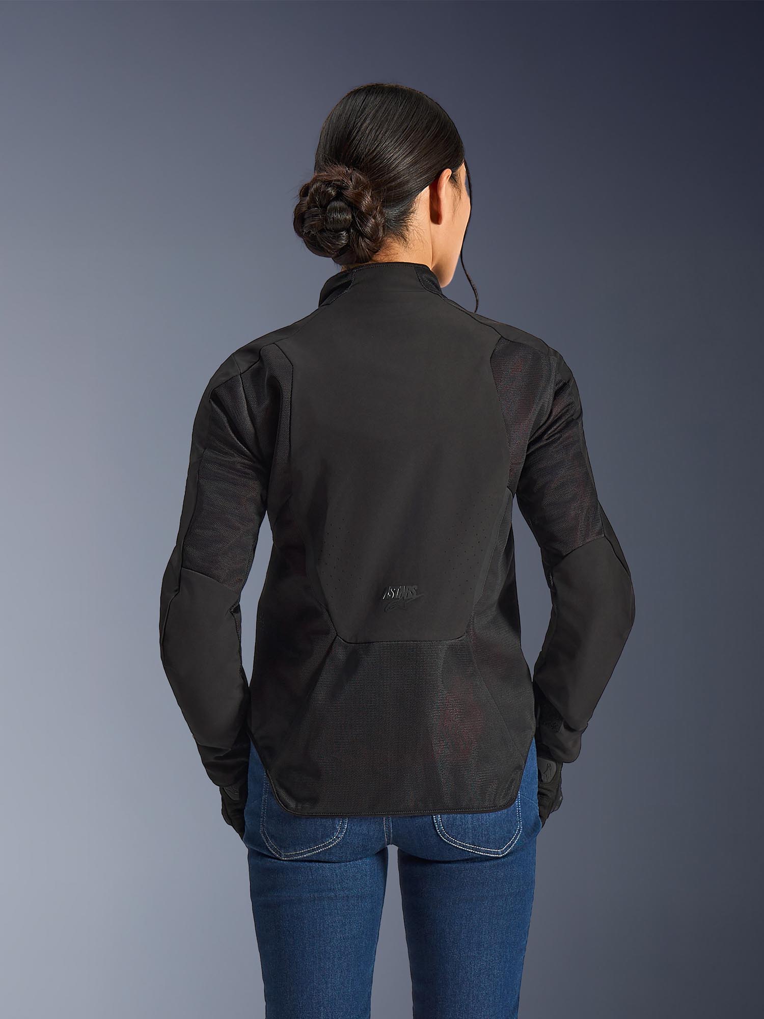 Side view of Alpinestars Stella Aeroshell Airflow Ladies Motorcycle Textile Jacket
