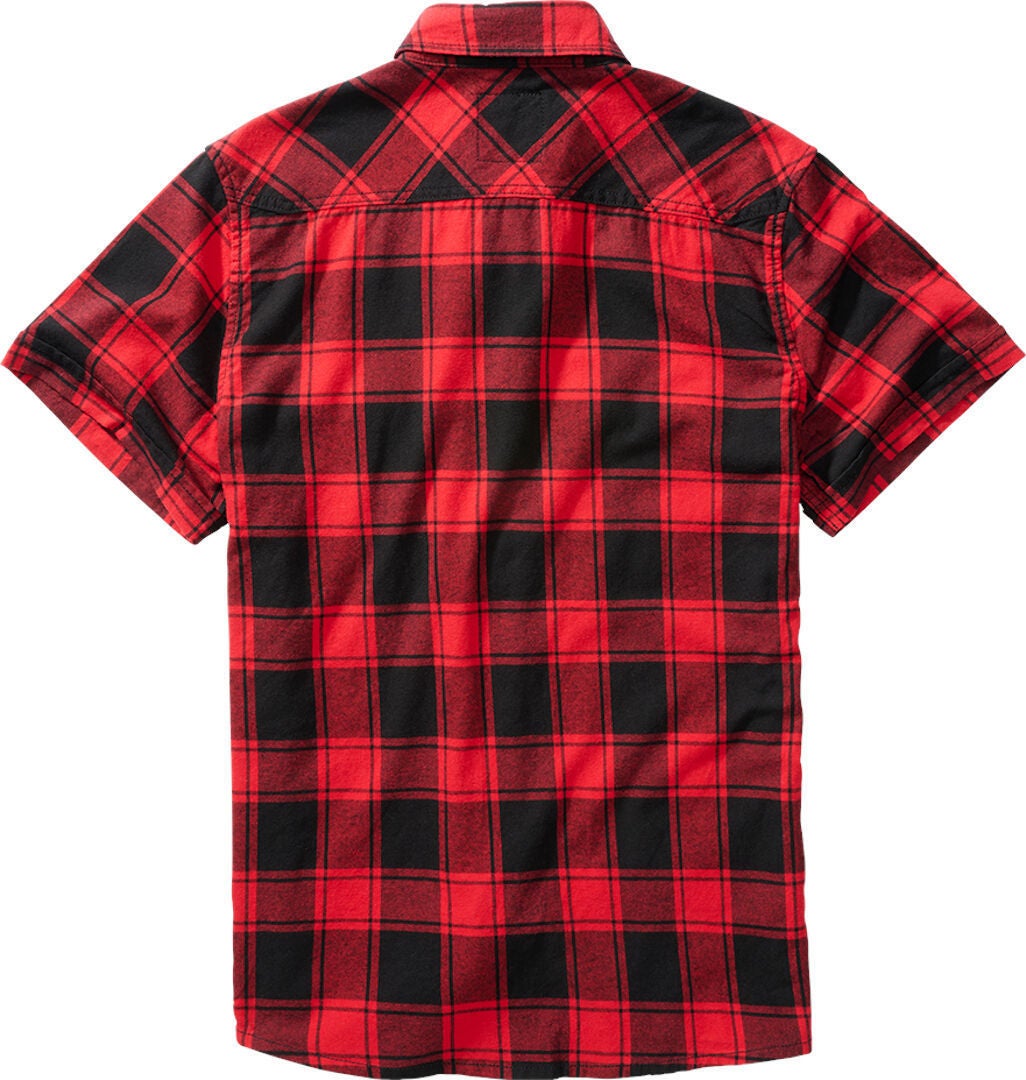 Brandit Checkshirt Camicia a maniche corte rosso/nero 5XL Figura 2