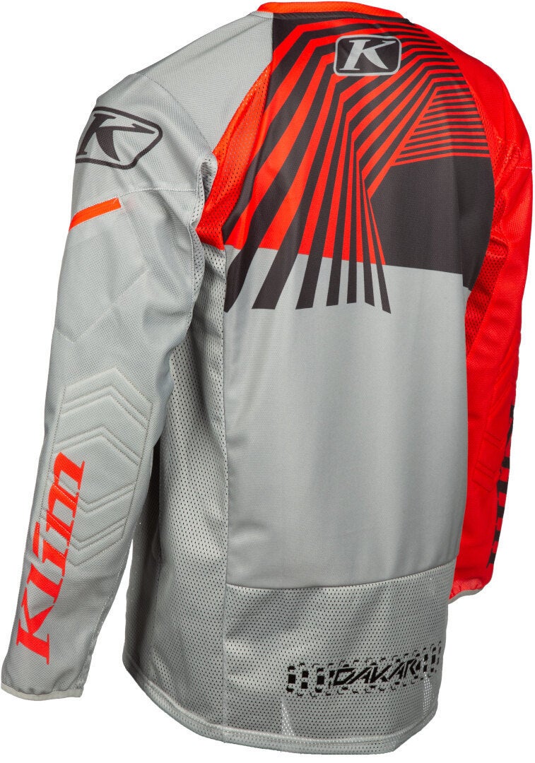 Klim Dakar 2023 Motocross Jersey grau/rot 3XL Abbildung 2