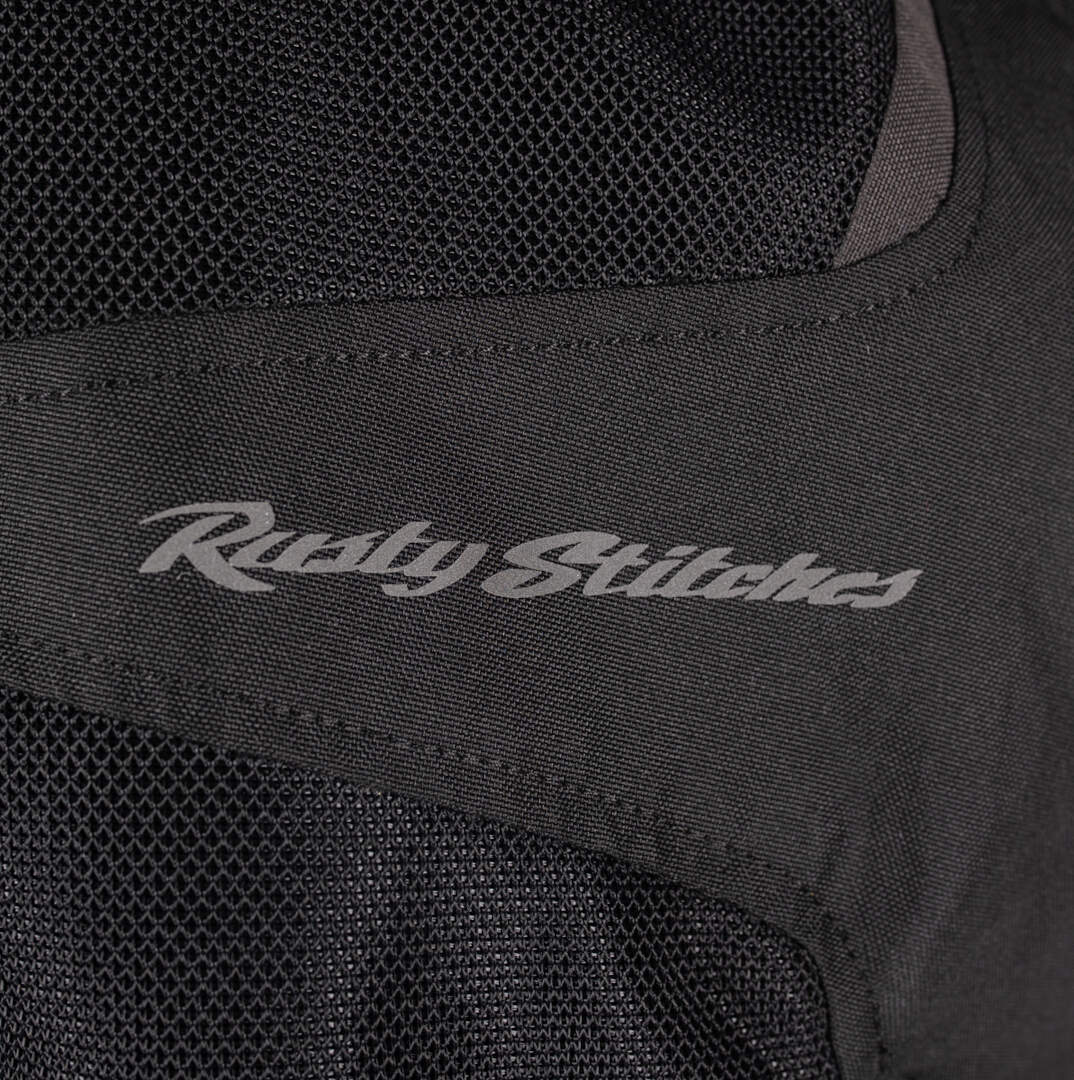 Rusty Stitches Carlo Veste textile de moto noir XL Figure 3