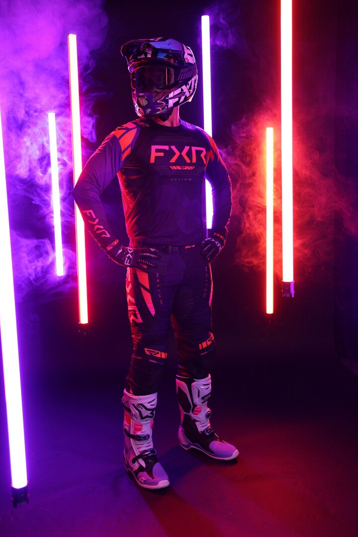 FXR Helium 2025 Motocross trøje sort/lilla L Figur 4