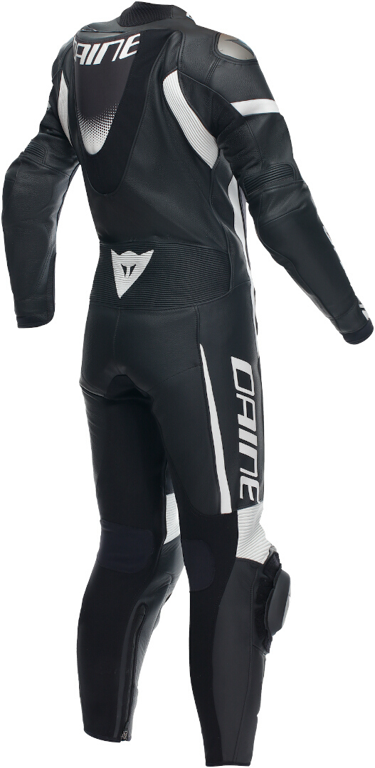 Dainese Grobnik Costum de piele de motocicletă pentru femei perforate într-o singură piesă negru/negru/alb 40 Figura 2