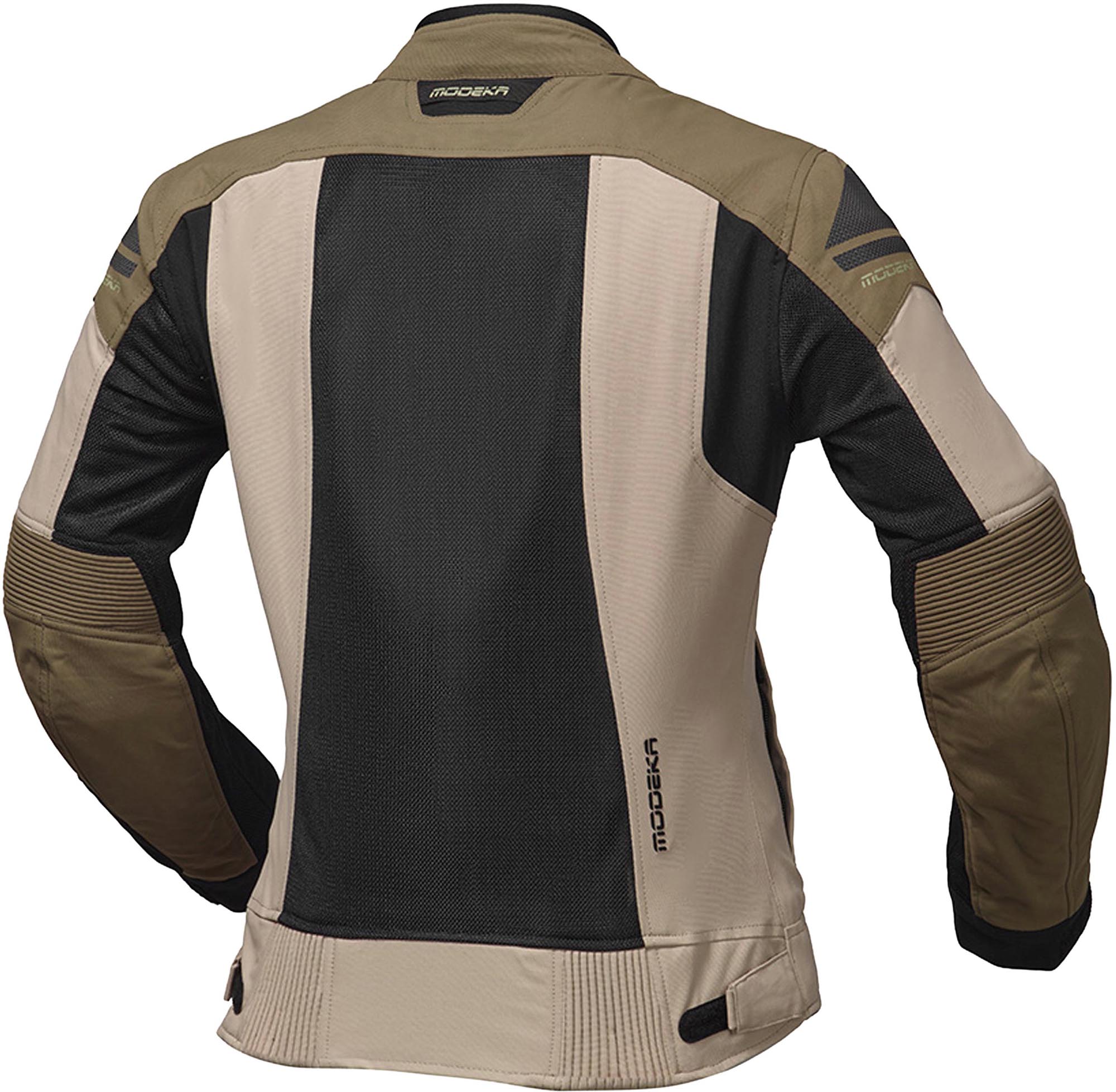 Modeka Khao Air II Giacca tessile impermeabile per motociclette nero/marrone 40 Figura 2
