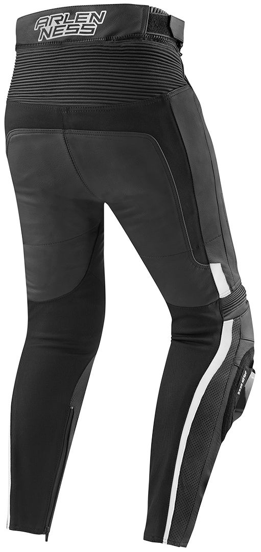 Arlen Ness Sugello Motorcycle Leather Pants black/white 60 Figure 2