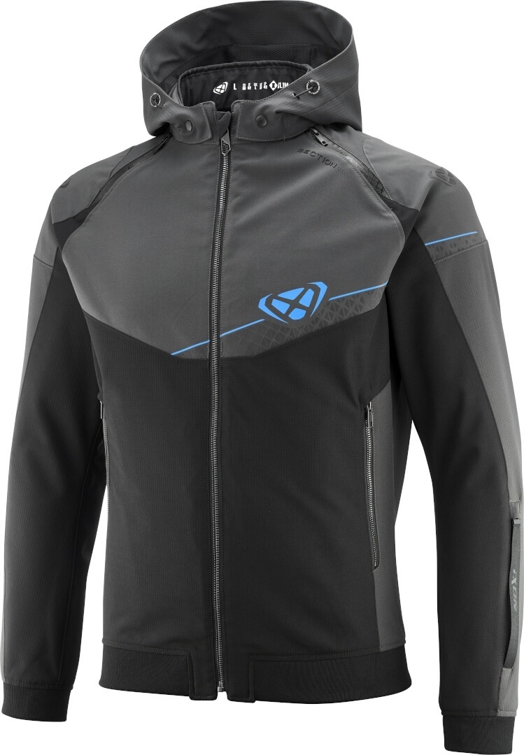 Ixon Section Motorcycle Textile Jacket black/anthracite/blue M Figure 1