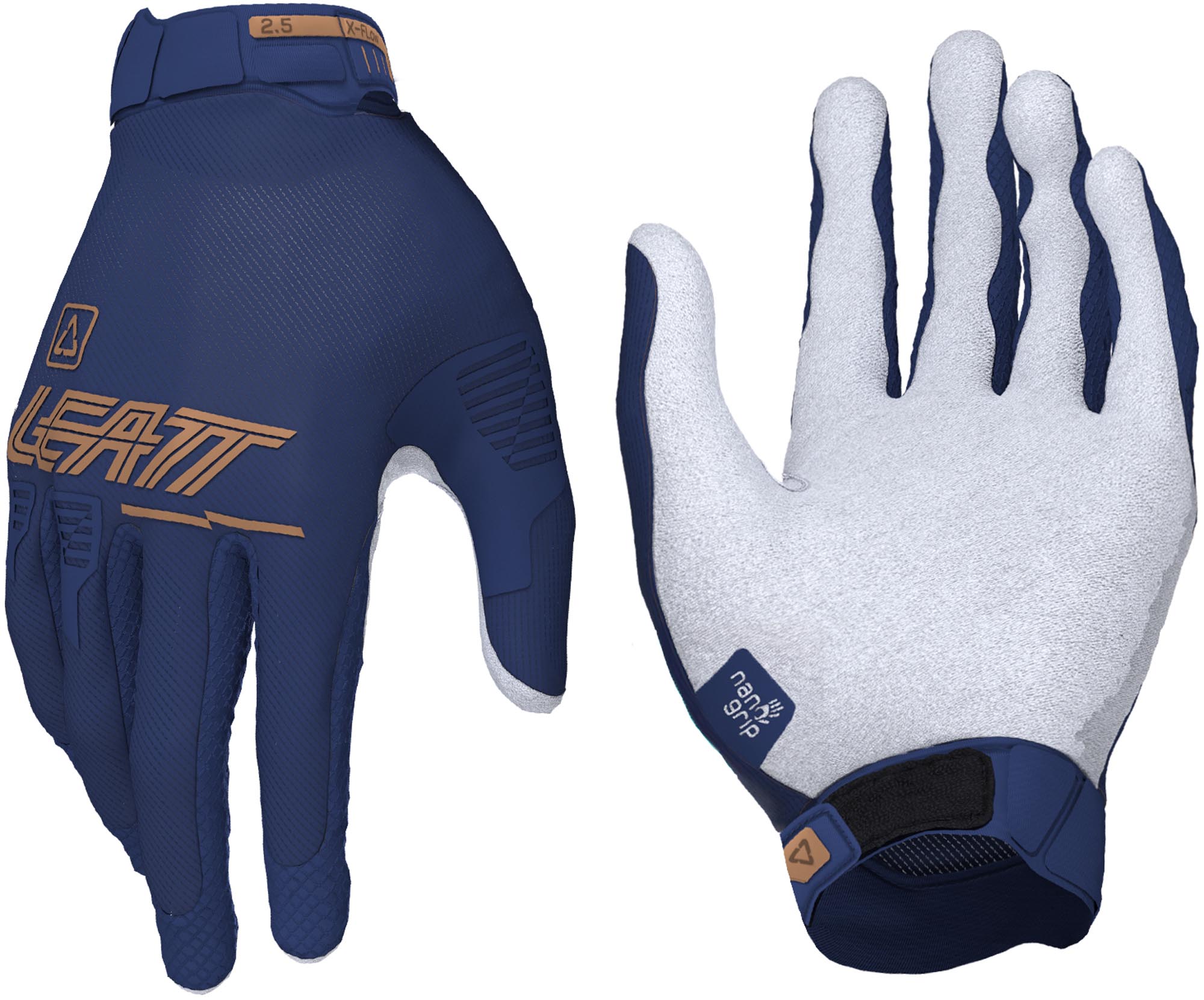 Leatt 2.5 X-Flow Dame Motocross Handsker blå L Figur 3