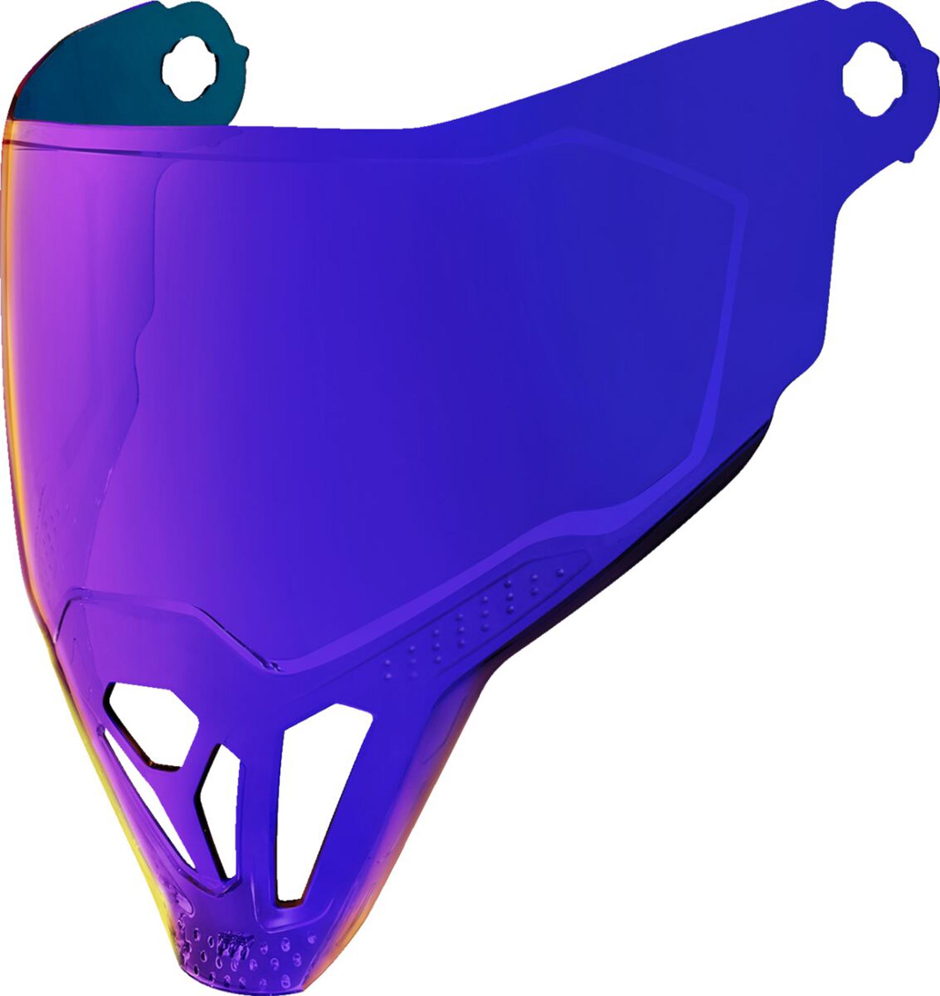 Icon ForceShield Visor purple Figure 1
