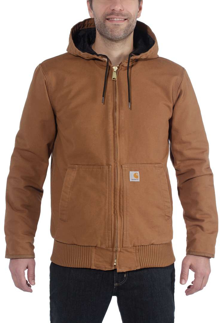 Carhartt Duck Active 재킷 갈색 L 그림 7