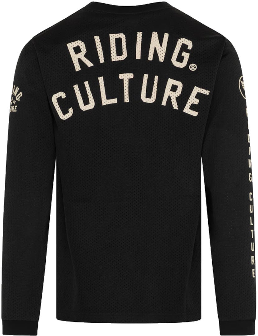 Riding Culture Logo Mesh Motorcross Jersey Zwart L Figuur 2