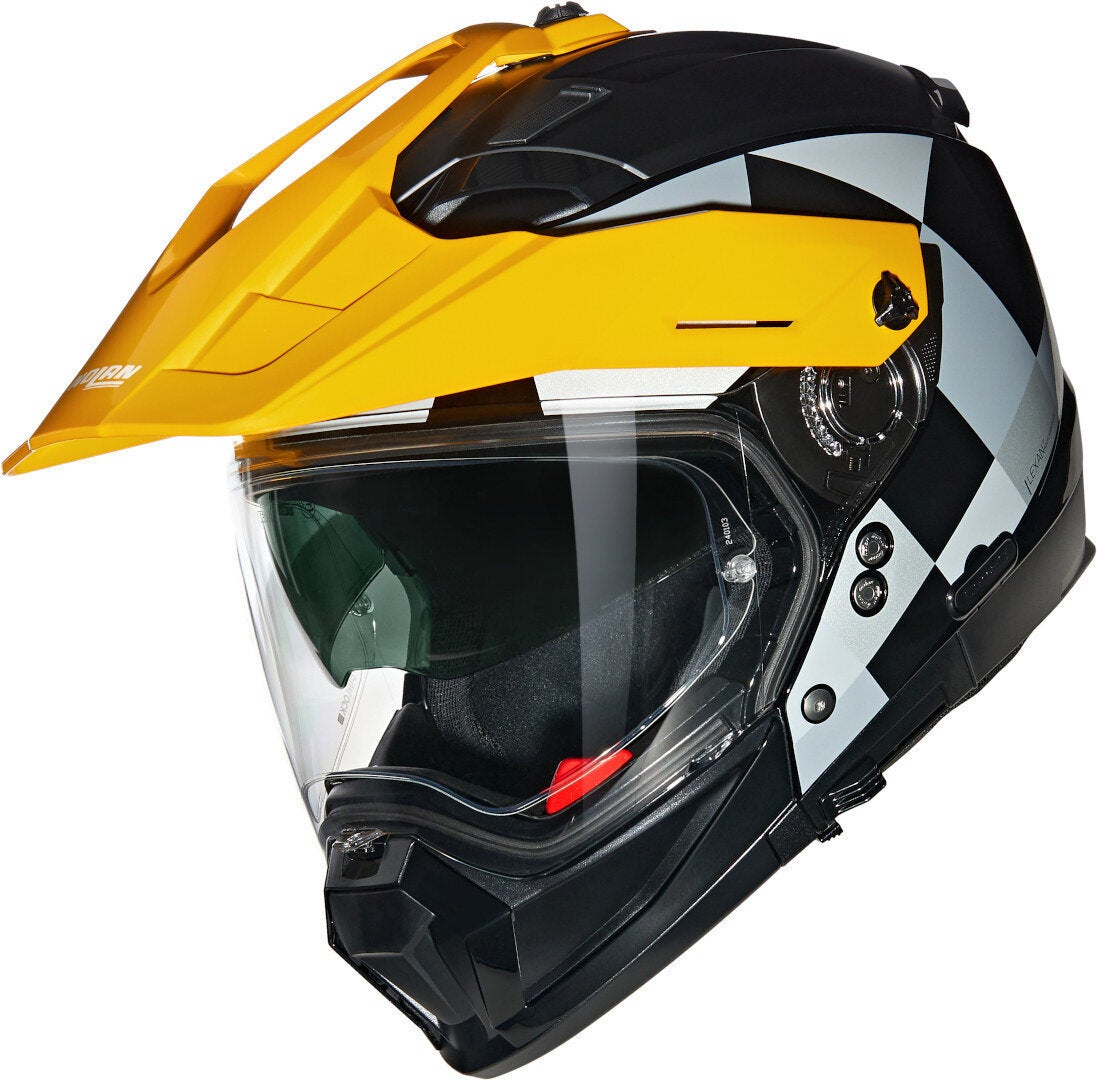 Nolan N70-2X 06 Ruvido N-Com Casco da motocross nero/grigio/giallo L (60) Figura 1