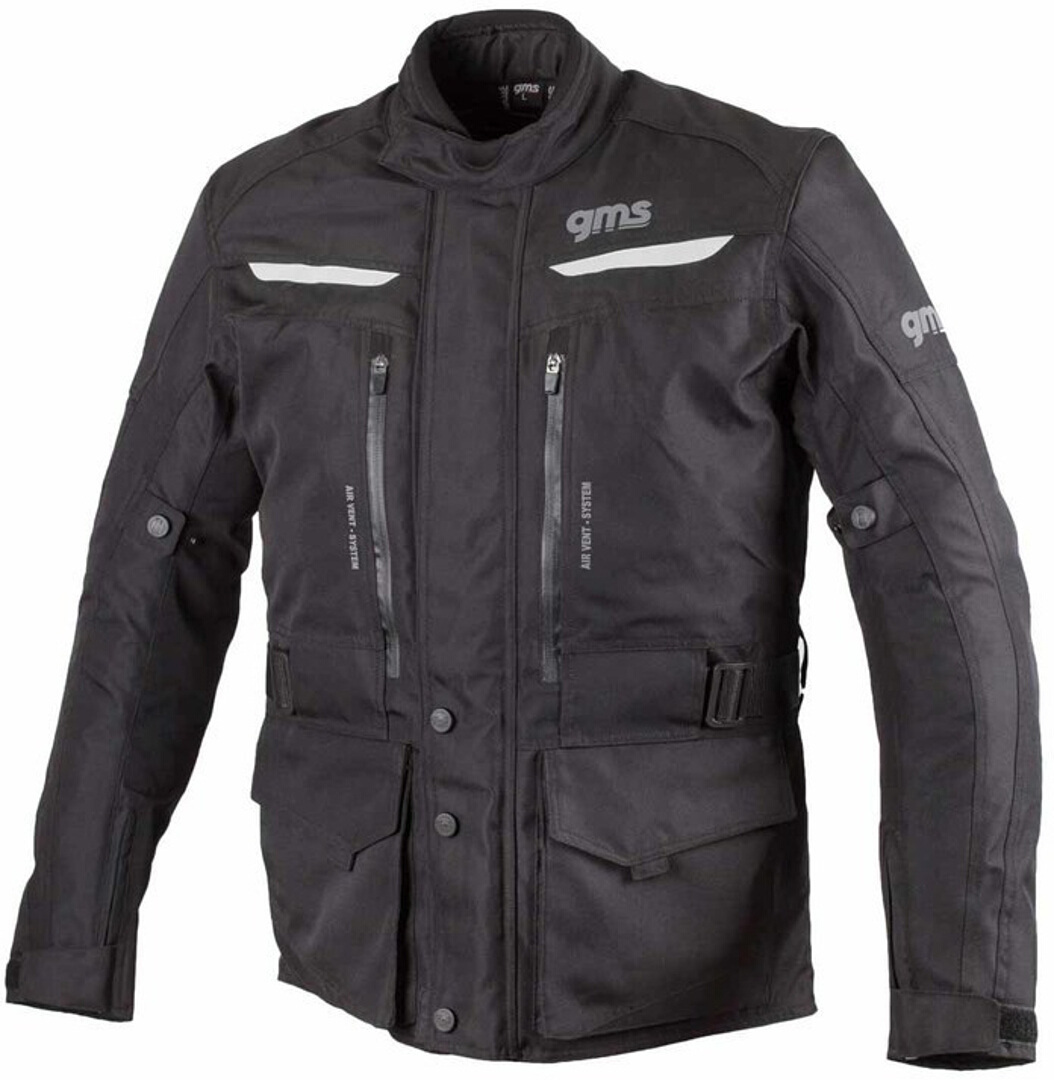 GMS Gear Motorrad Textiljacke schwarz L Abbildung 1