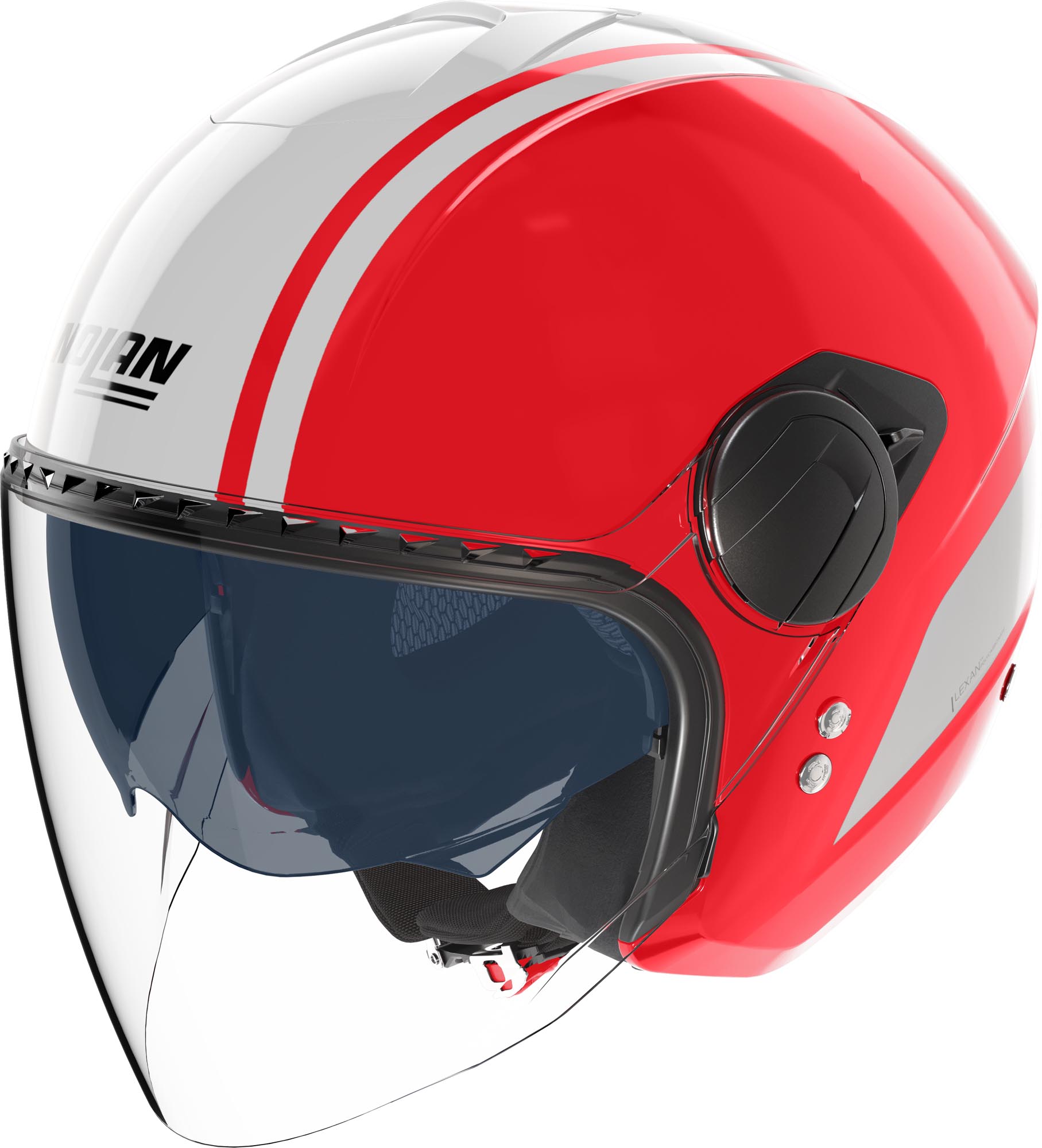 Nolan N20-2 Visor Dolce Vita Jethjelm rød/hvit S (56) Figur 1