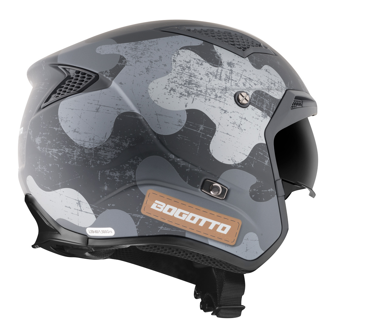 Bogotto Radic Camo Cască Negru mat/gri S Figura 21