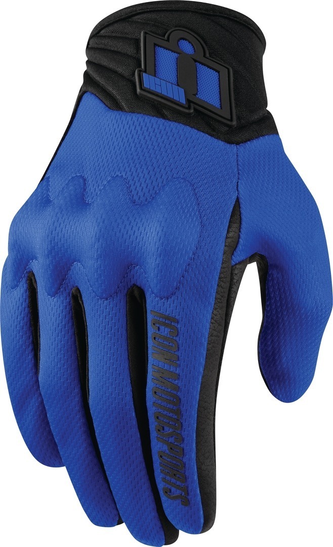 Icon Anthem 2 Gants de moto bleu/noir 2XL Figure 1
