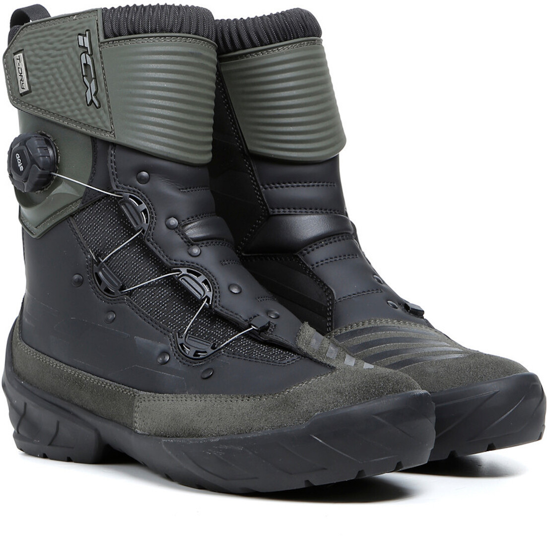TCX Infinity 3 Mid WP Motorlaarzen zwart/donkergroen 45 Figuur 1