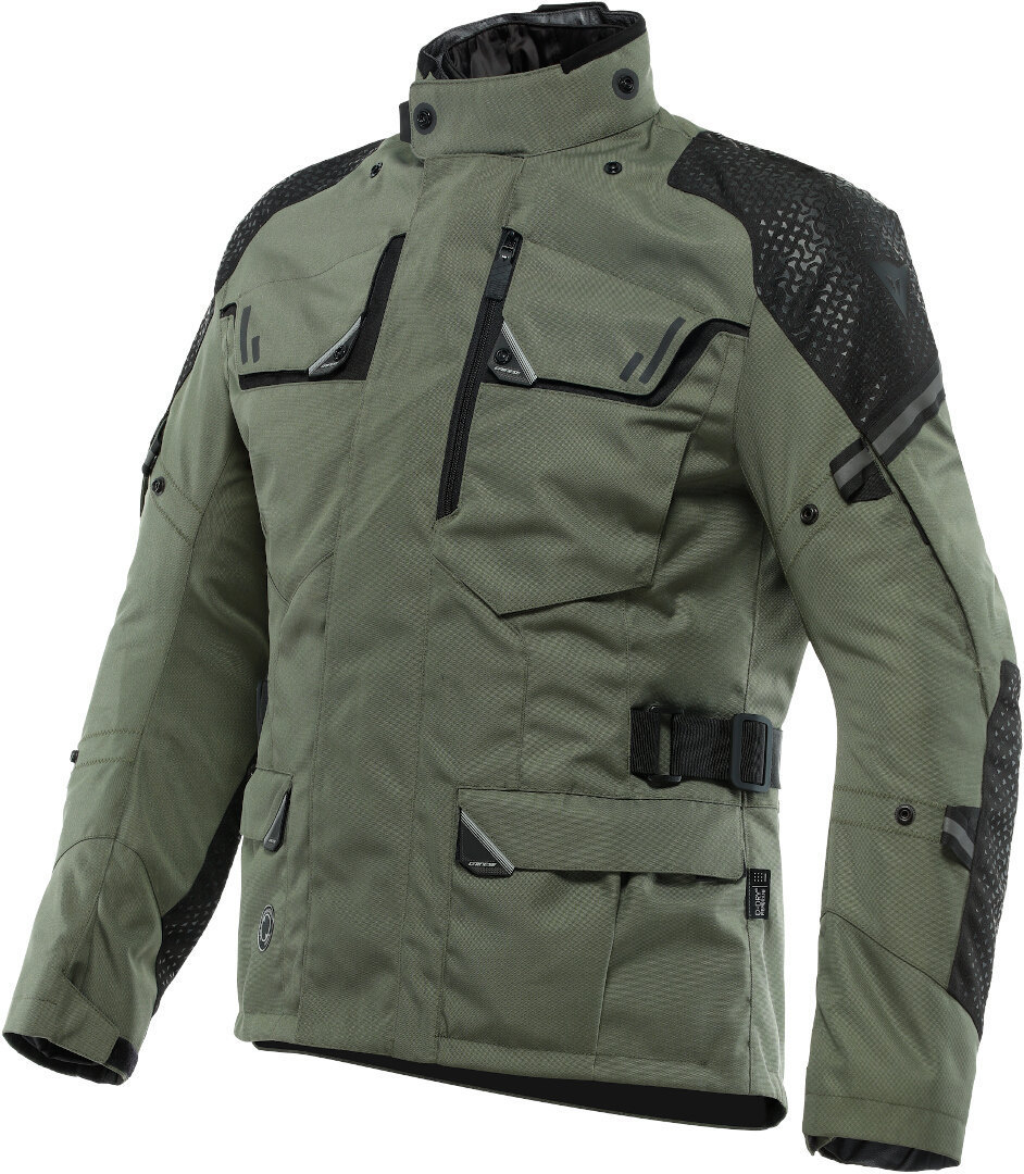 Dainese Ladakh 3L D-Dry Jachetă textilă pentru motociclete Verde închis/negru 44 Figura 1